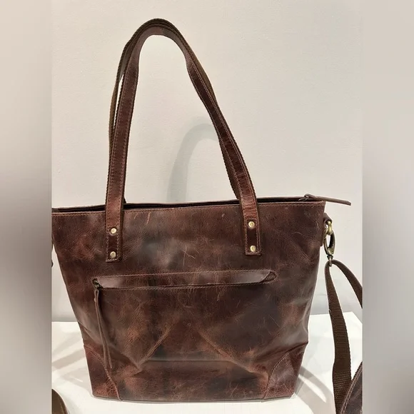 S-zone Vintage Genuine Leather shoulder Bag - Picture 4 of 7